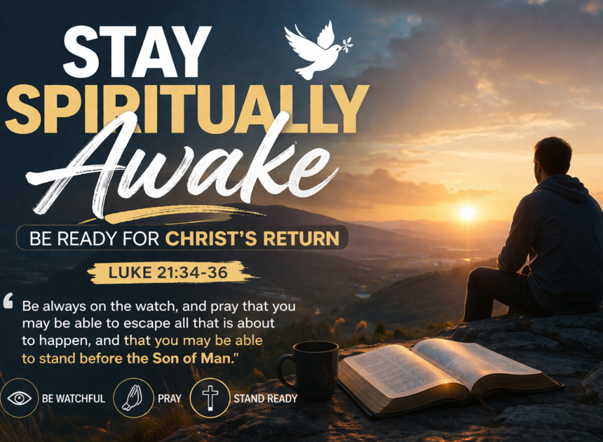 Stay Spiritually Awake: Living Ready for Christ Every Day (Luke 21:34–36)