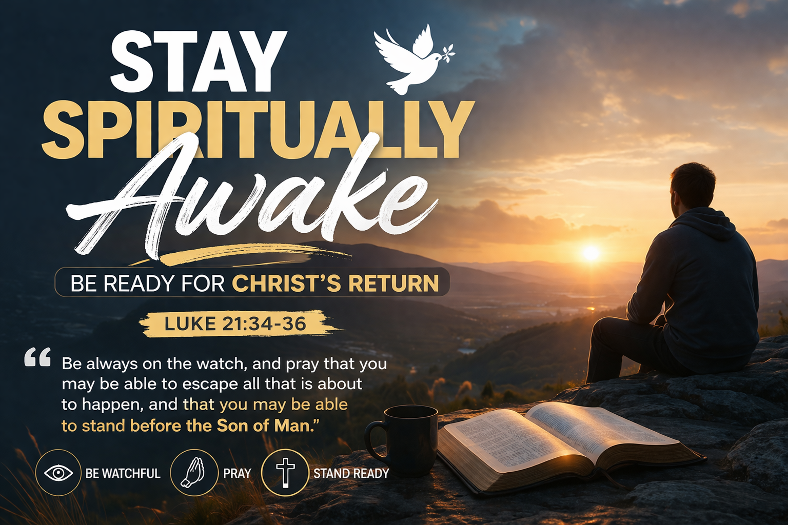 Stay Spiritually Awake: Living Ready for Christ Every Day (Luke 21:34–36)