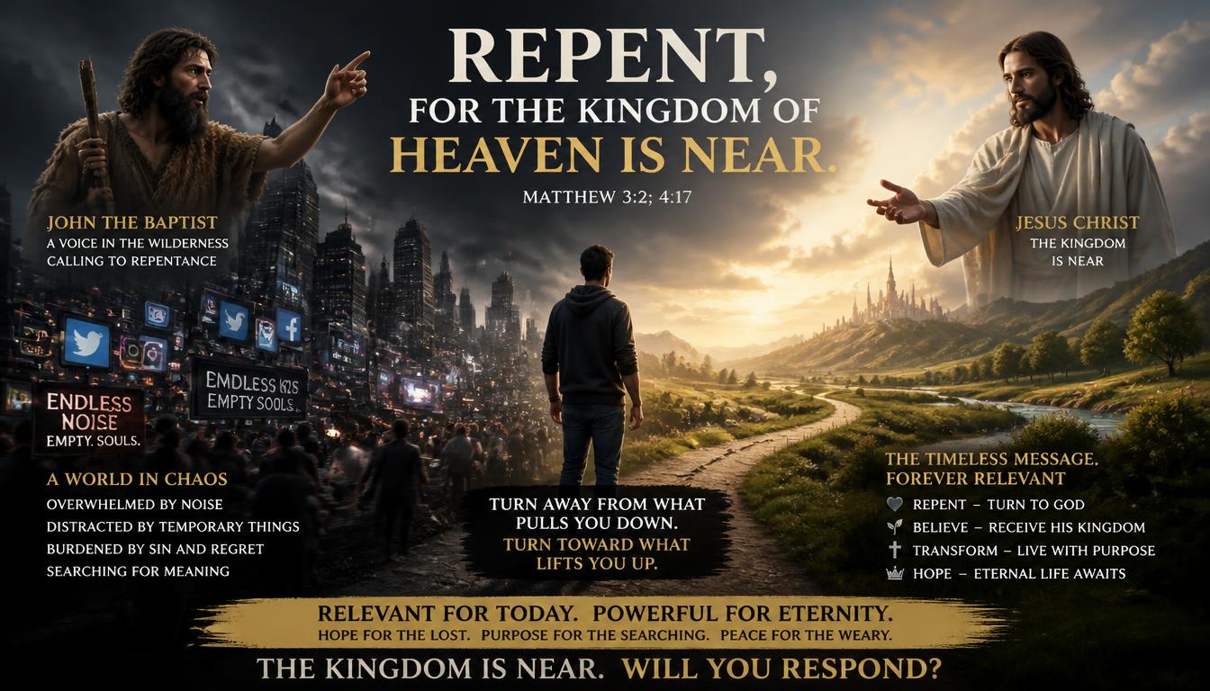 The Ancient Call That Wakes the Modern Soul: Repentance and the Kingdom Today