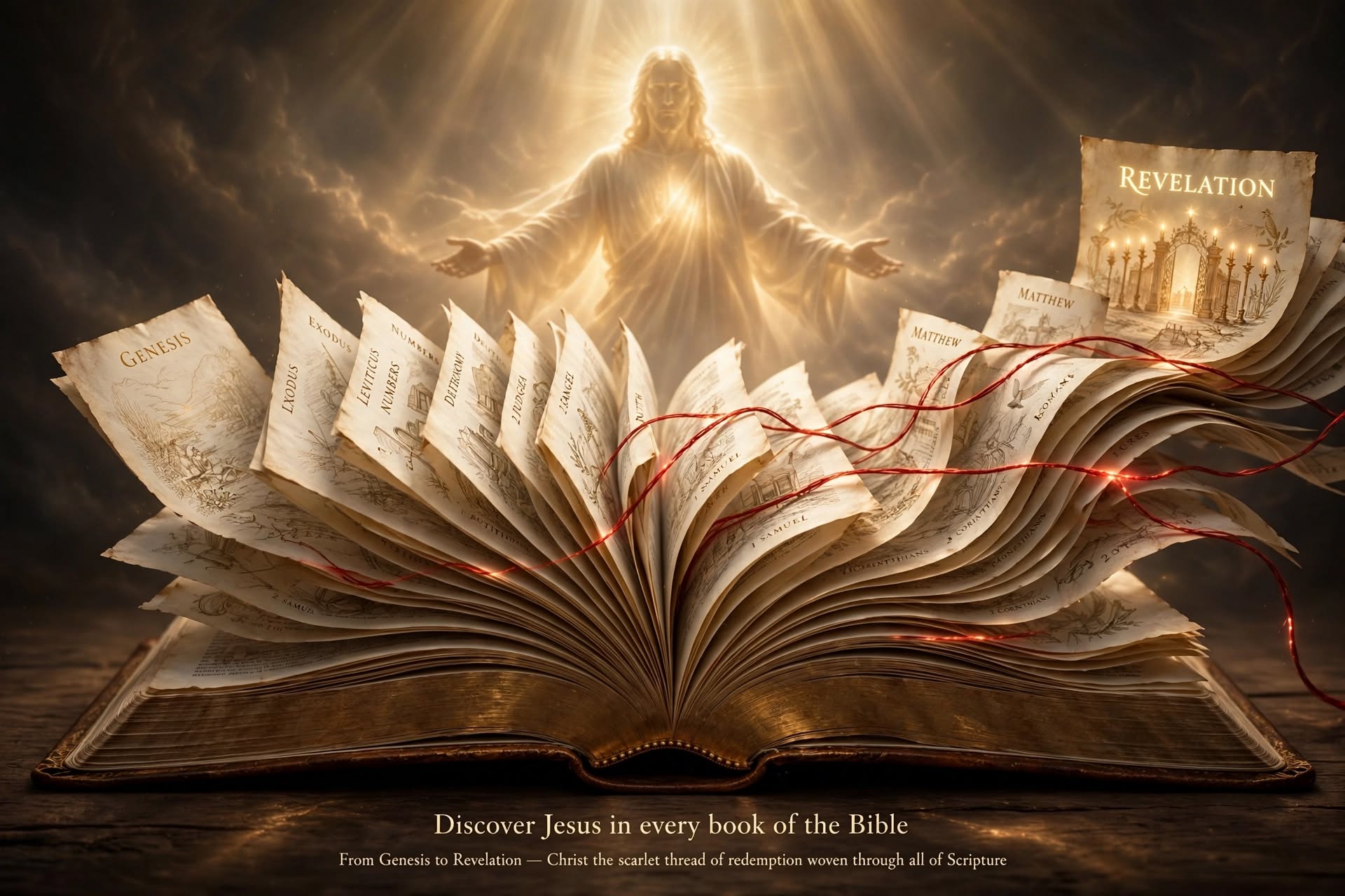 Seeing Jesus in Every Book of the Bible: The Scarlet Thread of Redemption from Genesis to Revelation